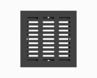 Bethliving Air Vent Grill Square 200mm x 200 mm BLACK | 8901063